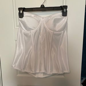 David’s Bridal torsolette worn once 38C